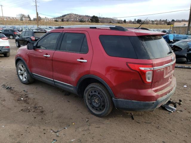 1FMHK7F80BGA18409 - 2011 FORD EXPLORER LIMITED RED photo 2