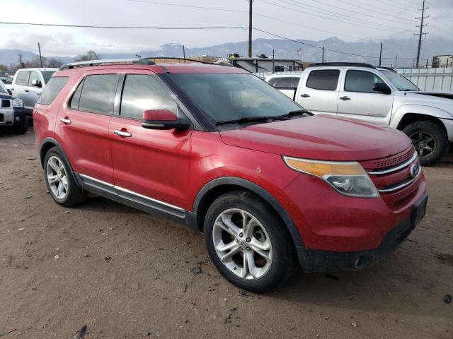 1FMHK7F80BGA18409 - 2011 FORD EXPLORER LIMITED RED photo 4