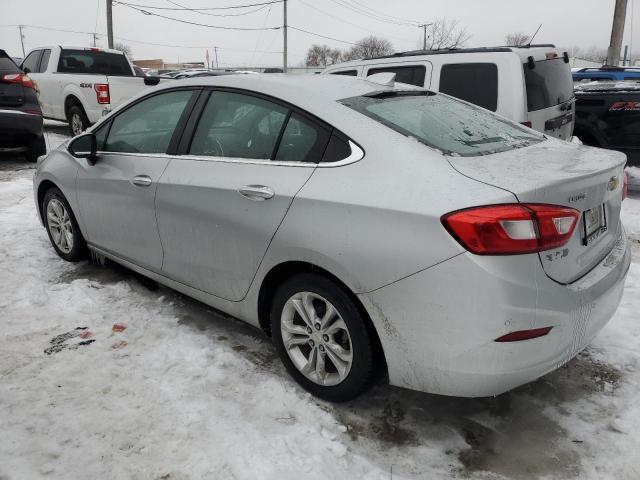 1G1BE5SM0K7134341 - 2019 CHEVROLET CRUZE LT SILVER photo 2