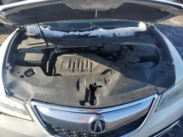 5FRYD3H23EB009460 - 2014 ACURA MDX WHITE photo 11