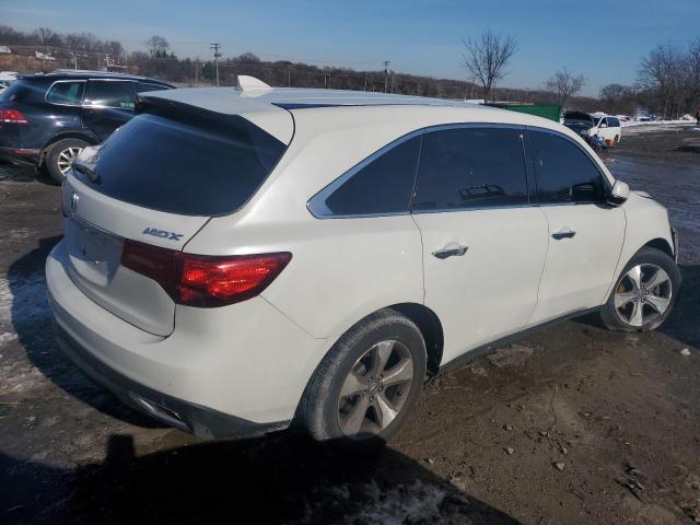 5FRYD3H23EB009460 - 2014 ACURA MDX WHITE photo 3