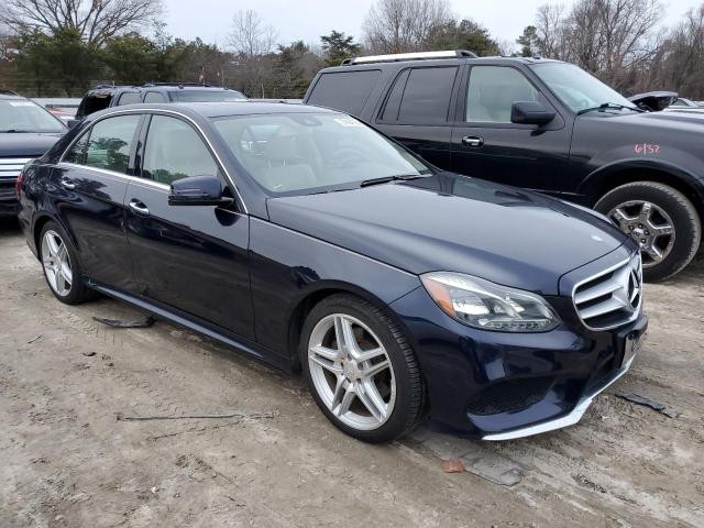 WDDHF8JB1EA850968 - 2014 MERCEDES-BENZ E 350 4MATIC BLUE photo 4