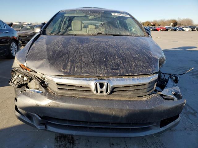 2HGFB2F80CH510623 - 2012 HONDA CIVIC EX GRAY photo 5