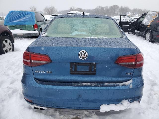 3VWL17AJ3GM309413 - 2016 VOLKSWAGEN JETTA SEL BLUE photo 6