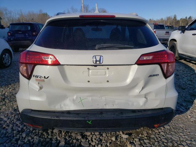 3CZRU6H75JM721617 - 2018 HONDA HR-V EXL WHITE photo 6