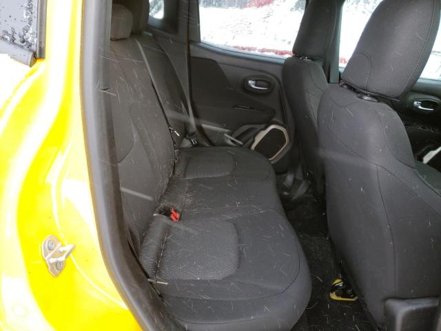 ZACCJBAB5HPF20951 - 2017 JEEP RENEGADE SPORT Դեղին լուսանկար 10