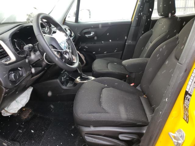 ZACCJBAB5HPF20951 - 2017 JEEP RENEGADE SPORT Դեղին լուսանկար 7