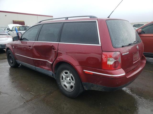 WVWWH63B82E389995 - 2002 VOLKSWAGEN PASSAT GLX Qırmızı foto 2