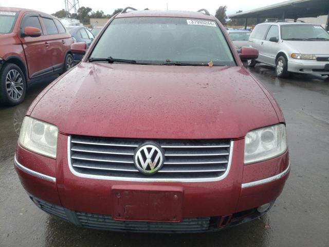 WVWWH63B82E389995 - 2002 VOLKSWAGEN PASSAT GLX RED photo 5