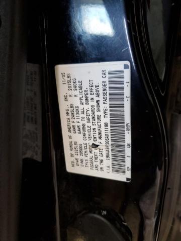 19UUA66206A011188 - 2006 ACURA 3.2TL BLACK photo 12