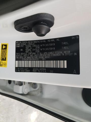 5TDKZRFH5KS564033 - 2019 TOYOTA HIGHLANDER SE WHITE photo 14