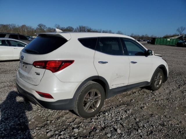 5NMZTDLB9HH000075 - 2017 HYUNDAI SANTA FE S WHITE photo 3