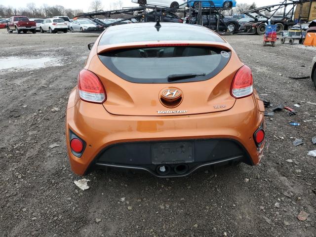 KMHTC6AE3FU234373 - 2015 HYUNDAI VELOSTER TURBO ORANGE photo 6