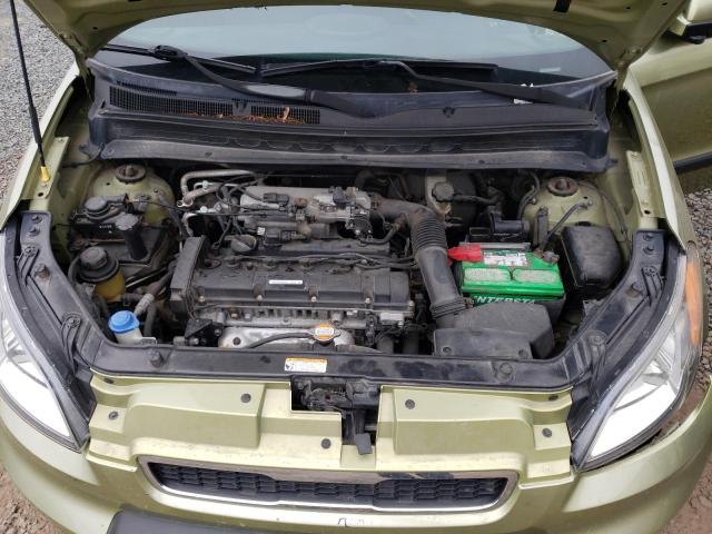 KNDJT2A27A7039703 - 2010 KIA SOUL + GREEN photo 11