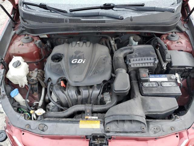 5NPEB4ACXDH609945 - 2013 HYUNDAI SONATA GLS MAROON photo 11