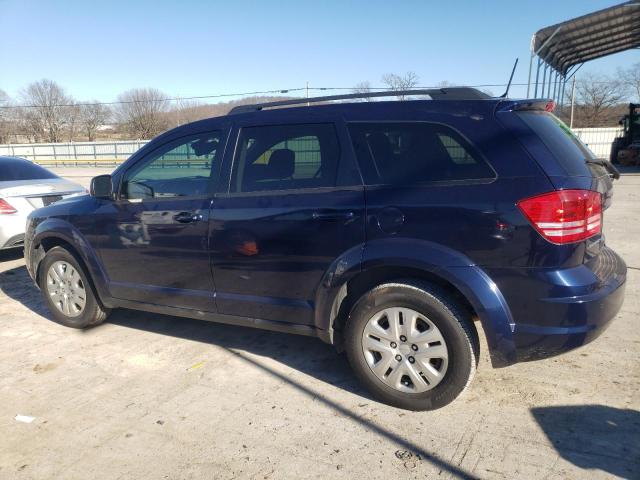 3C4PDCAB4LT180613 - 2020 DODGE JOURNEY SE BLUE photo 2