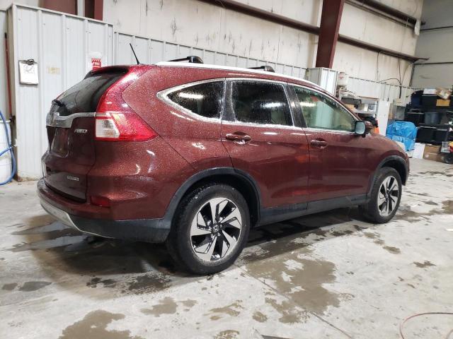 5J6RM4H91GL054139 - 2016 HONDA CR-V TOURING RED photo 3