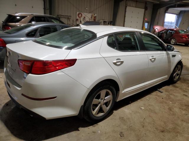 5XXGM4A77EG350589 - 2014 KIA OPTIMA LX WHITE photo 3