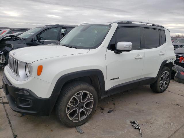 ZACCJBDTXGPD80706 - 2016 JEEP RENEGADE LIMITED WHITE photo 1