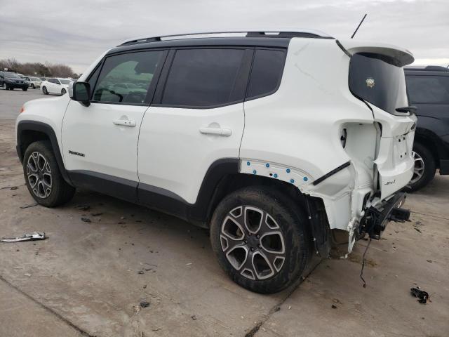 ZACCJBDTXGPD80706 - 2016 JEEP RENEGADE LIMITED WHITE photo 2