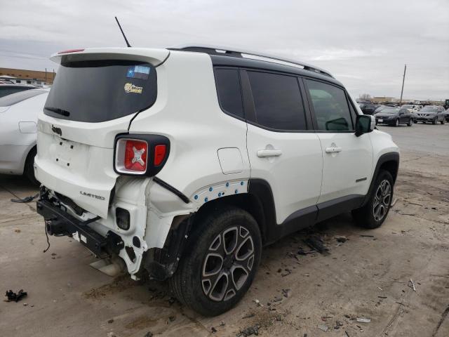 ZACCJBDTXGPD80706 - 2016 JEEP RENEGADE LIMITED WHITE photo 3