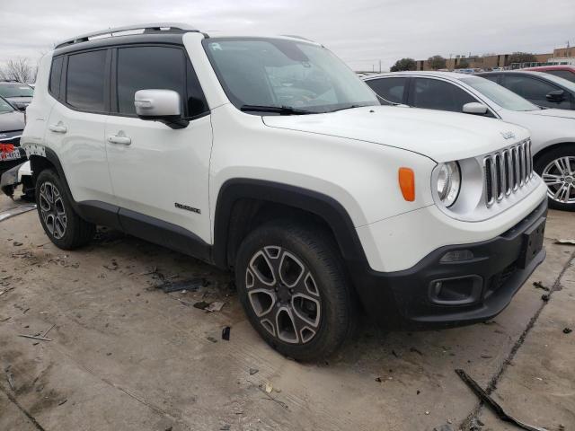 ZACCJBDTXGPD80706 - 2016 JEEP RENEGADE LIMITED WHITE photo 4