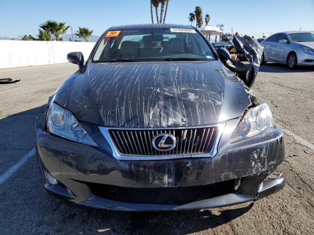 JTHBF5C23A5127846 - 2010 LEXUS IS 250 BLACK photo 5