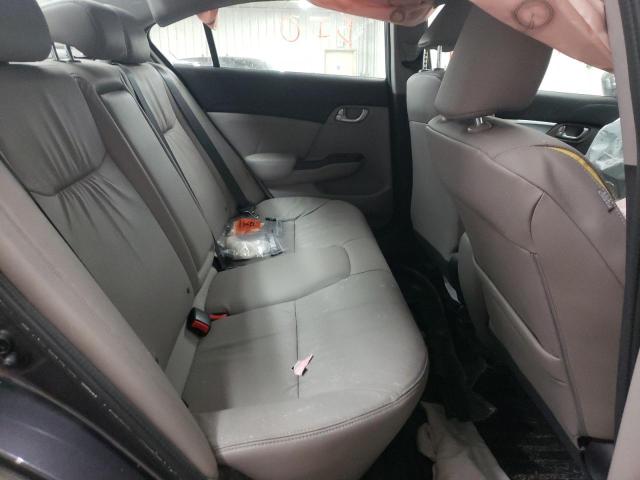 19XFB2F95EE018384 - 2014 HONDA CIVIC EXL ნაცრისფერი ფოტო 10