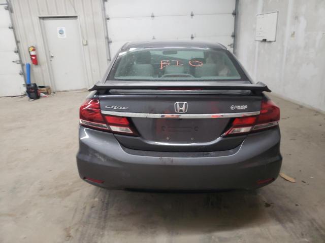 19XFB2F95EE018384 - 2014 HONDA CIVIC EXL GRAY photo 6