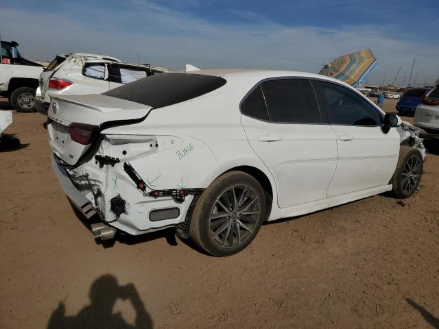 4T1T11AK8PU827534 - 2023 TOYOTA CAMRY SE NIGHT SHADE WHITE photo 3