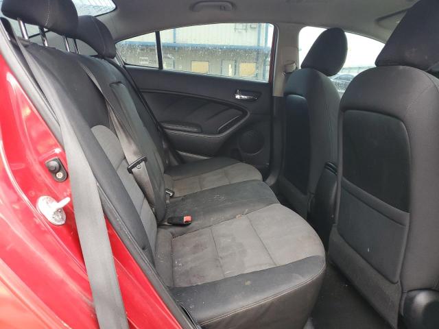 KNAFX4A68E5100242 - 2014 KIA FORTE LX RED photo 10