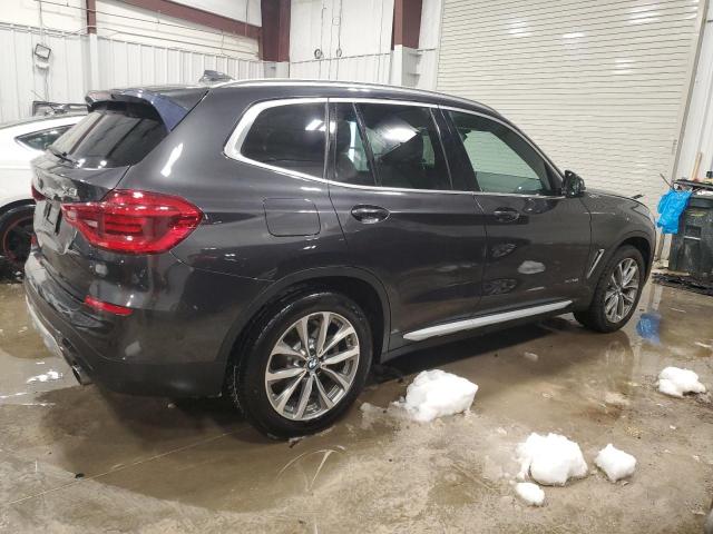 5UXTR9C50JLA13864 - 2018 BMW X3 XDRIVE30I CHARCOAL photo 3