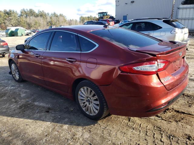 3FA6P0SU9ER173079 - 2014 FORD FUSION TITANIUM PHEV RED photo 2