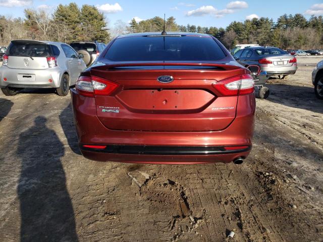 3FA6P0SU9ER173079 - 2014 FORD FUSION TITANIUM PHEV RED photo 6