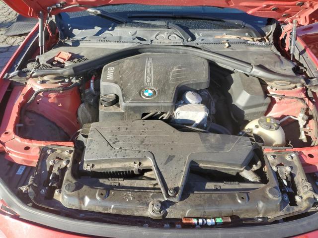 WBA3B1C55EK135147 - 2014 BMW 320 I RED photo 11