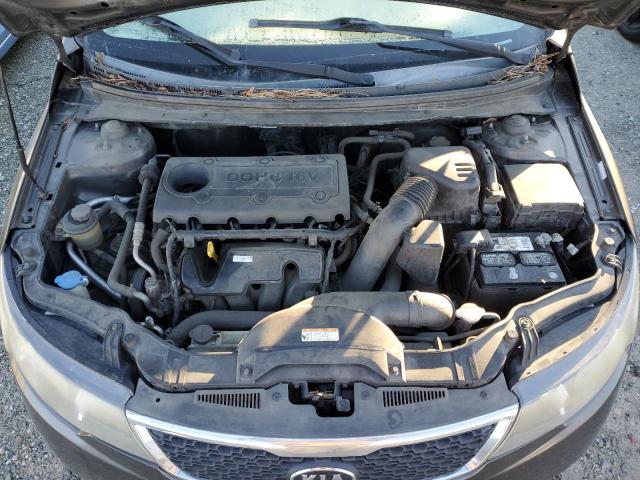 KNAFU4A25B5450249 - 2011 KIA FORTE EX BROWN photo 11