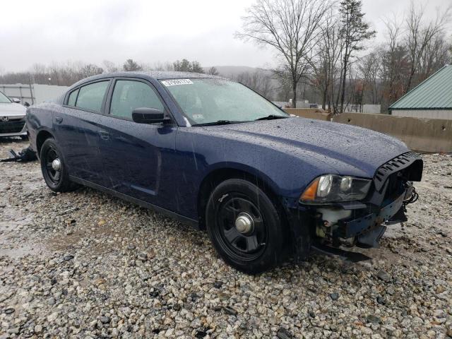 2C3CDXAT9DH665018 - 2013 DODGE CHARGER POLICE BLUE photo 4