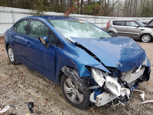 2HGFB2F55EH559356 - 2014 HONDA CIVIC LX BLUE photo 4