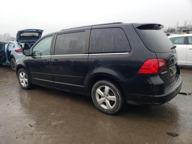 2V4RW3DG8BR642589 - 2011 VOLKSWAGEN ROUTAN SE BLACK photo 2