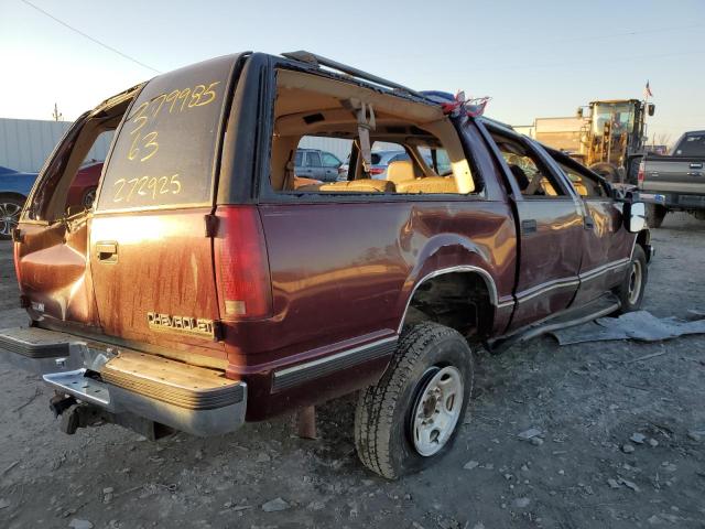 3GNEC16R7XG173276 - 1999 CHEVROLET SUBURBAN C1500 BURGUNDY photo 3