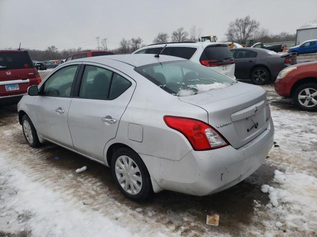 3N1CN7AP0CL895096 - 2012 NISSAN VERSA S SILVER photo 2