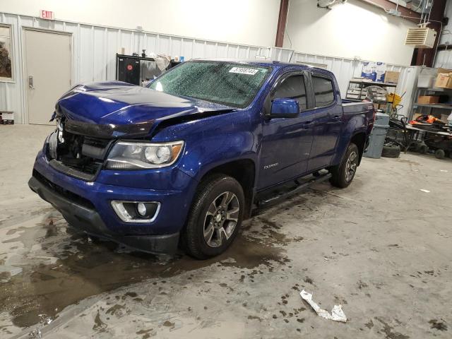 1GCGTDE34G1114216 - 2016 CHEVROLET COLORADO Z71 BLUE photo 1