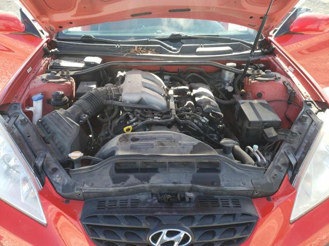 KMHHU6KH3BU048466 - 2011 HYUNDAI GENESIS CO 3.8L RED photo 11