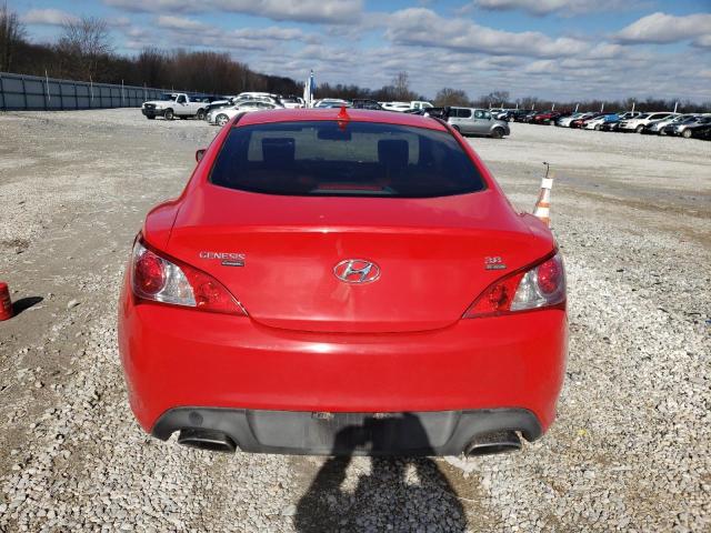 KMHHU6KH3BU048466 - 2011 HYUNDAI GENESIS CO 3.8L RED photo 6