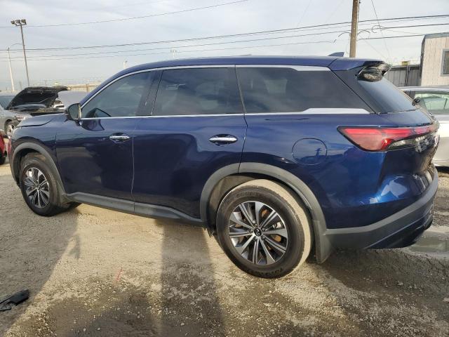 5N1DL1ER0NC337002 - 2022 INFINITI QX60 PURE BLUE photo 2