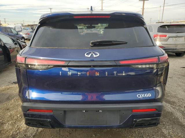 5N1DL1ER0NC337002 - 2022 INFINITI QX60 PURE BLUE photo 6