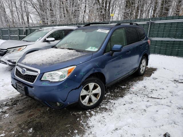 JF2SJAHC5EH509196 - 2014 SUBARU FORESTER 2.5I LIMITED TEAL photo 1