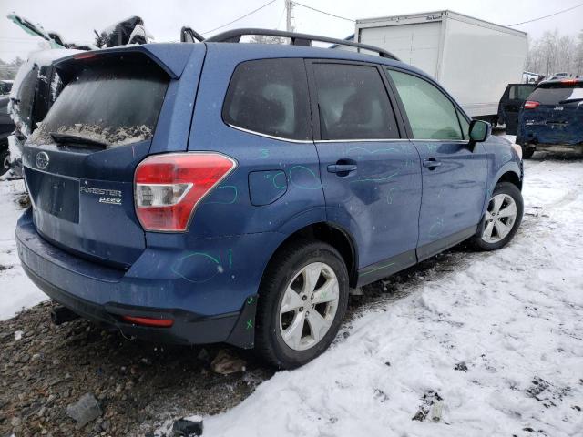 JF2SJAHC5EH509196 - 2014 SUBARU FORESTER 2.5I LIMITED TEAL photo 3