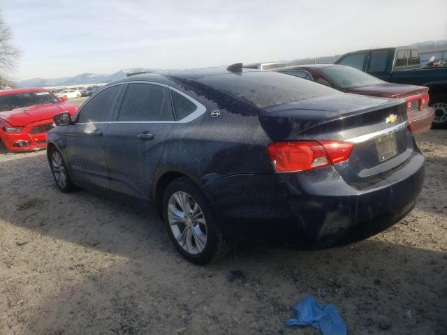 2G1115SL6F9239663 - 2015 CHEVROLET IMPALA LT BLUE photo 2