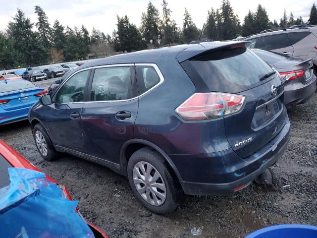 5N1AT2MT0GC739398 - 2016 NISSAN ROGUE S BLUE photo 2